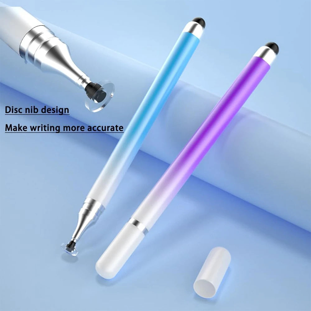 2-in-1 Universal Stylus Pen - Touch Screen Pencil for iPad, iPhone, Android & Tablets