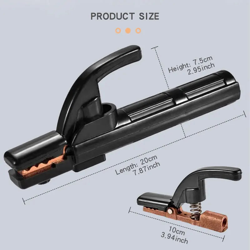 300A Welding Electrode Holder – Heavy Duty Electrode Clamp, Heat Resistant Accessories for Welding Machine (1P)