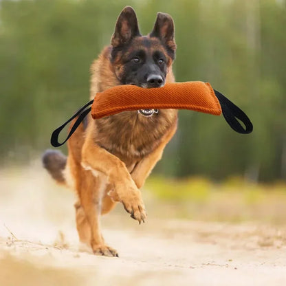 Durable Dog Bite Stick – Non Slip, Wear Resistant Tug Toy for Pet Training, Creative Flax Sleeve