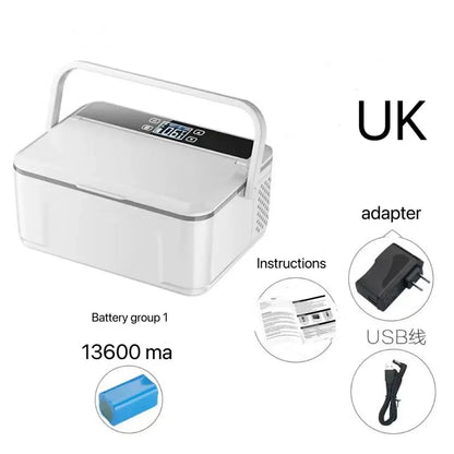 Double Layer Large Capacity Insulin Cooler Box – Portable Medicine Refrigerator for Insulin Storage