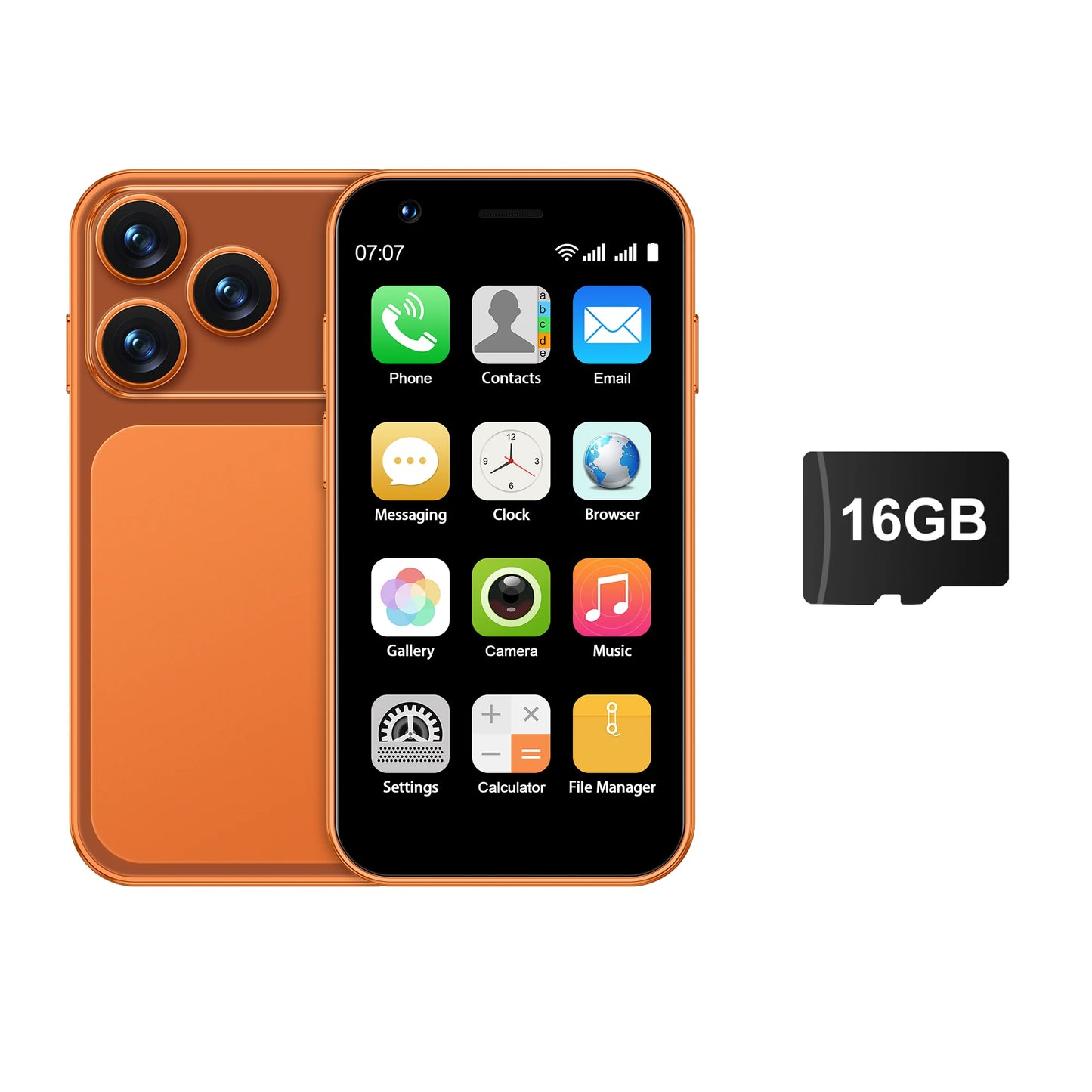 SERVO 18SE Mini Smartphone - 3G Android Phone with 2GB RAM, 16GB Storage & Dual SIM