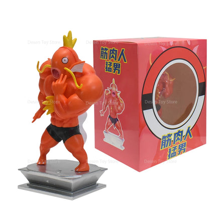 13 Styles Pokémon Muscle Figures – Magikarp, Snorlax, Dugtrio, Psyduck, Squirtle, Bulbasaur, Gengar PVC Action Toys