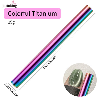 Cat Eye Nail Magnetic Stick – Cylindrical Magnet for UV Gel Polish Snowlight Glitter Manicure Design