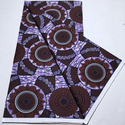 African Wax Print Fabric - Nigerian Ankara Batik Dutch Fabric for Women’s Dresses & Sewing Materials