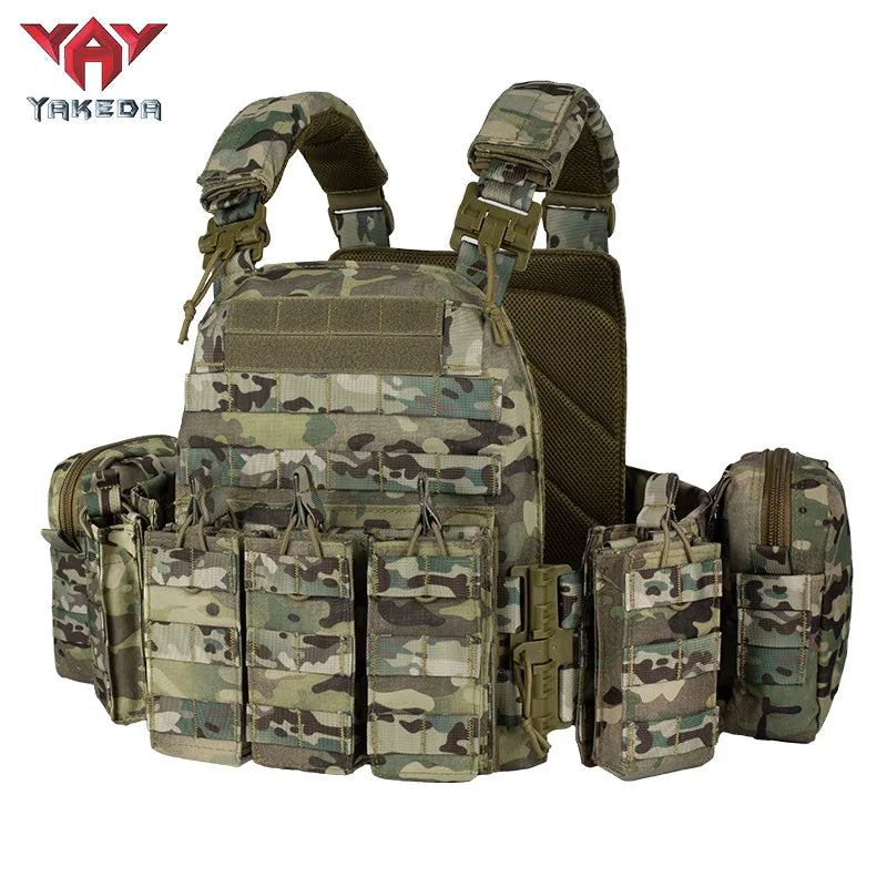 YAKEDA Quick-Disassembly Training Vest – Detachable, Expandable, Comfortable, Breathable, Wear & Tear-Resistant