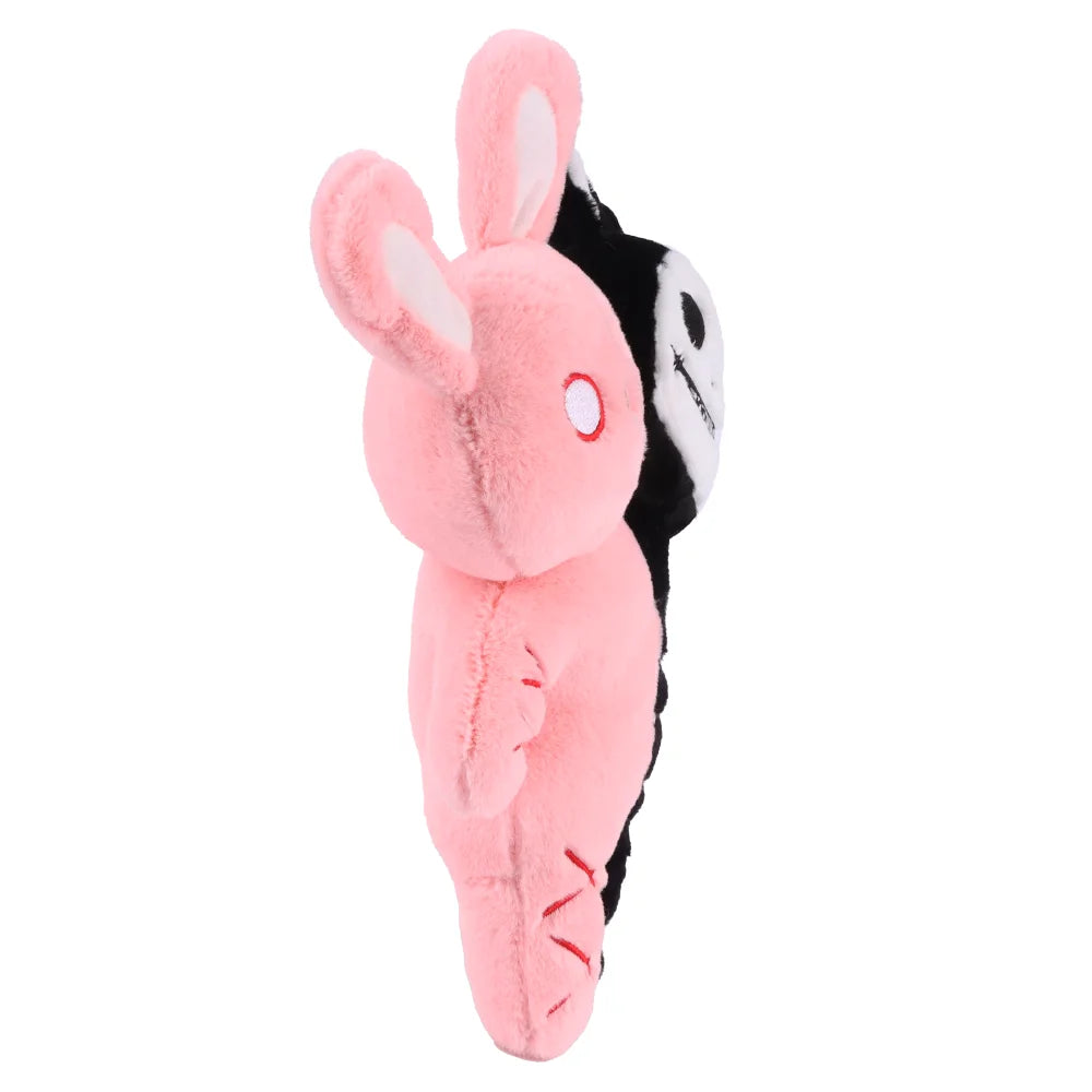 Halloween Double-Headed Skull Rabbit Plush Toy – Grimace Doll, Creative Holiday Gift for Children