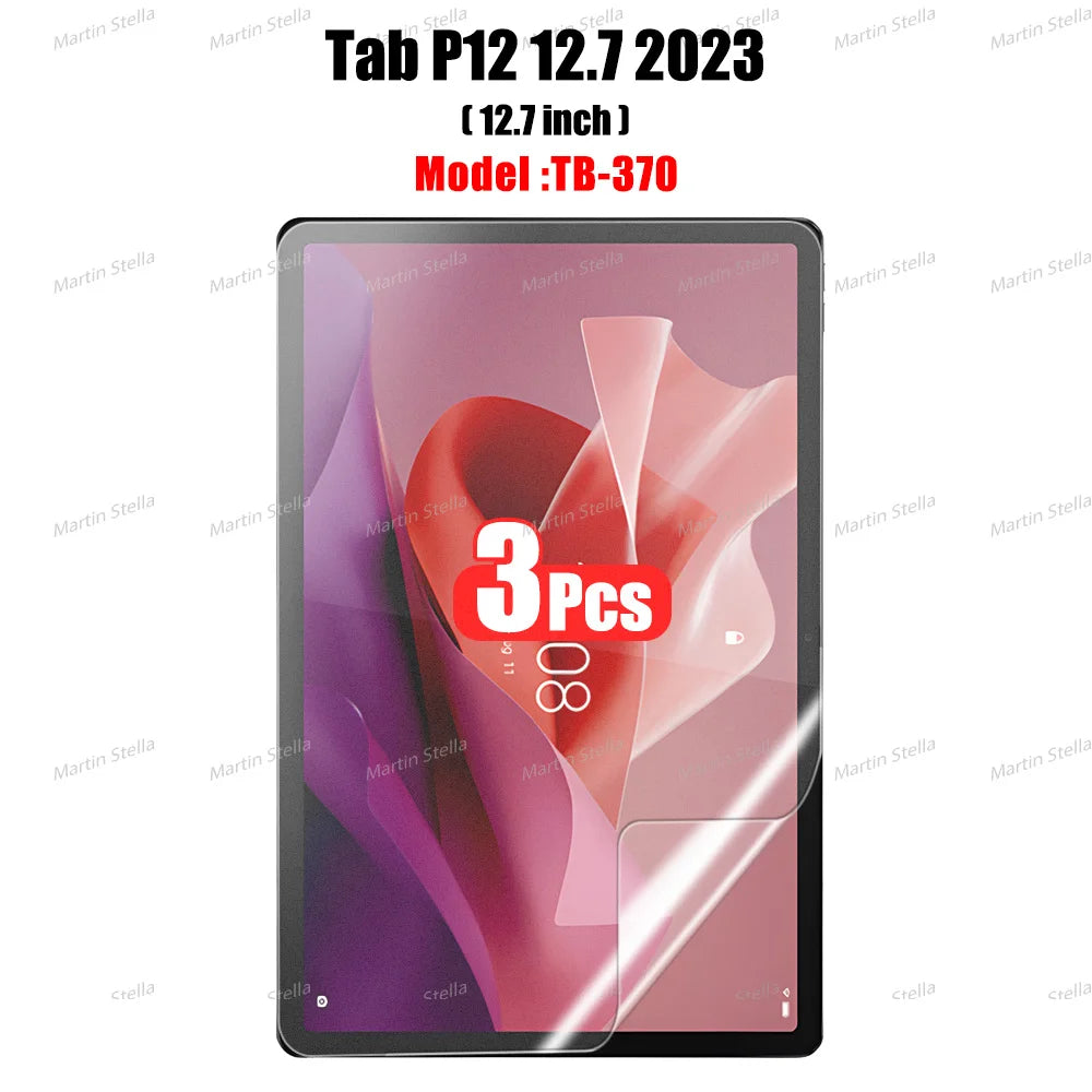 3Pcs Paper-Like Screen Protector for Lenovo TAB M10, M9, M8, M11, P12 Pro, P11 – Non-Glass Protector for 1st, 2nd & 3rd Gen