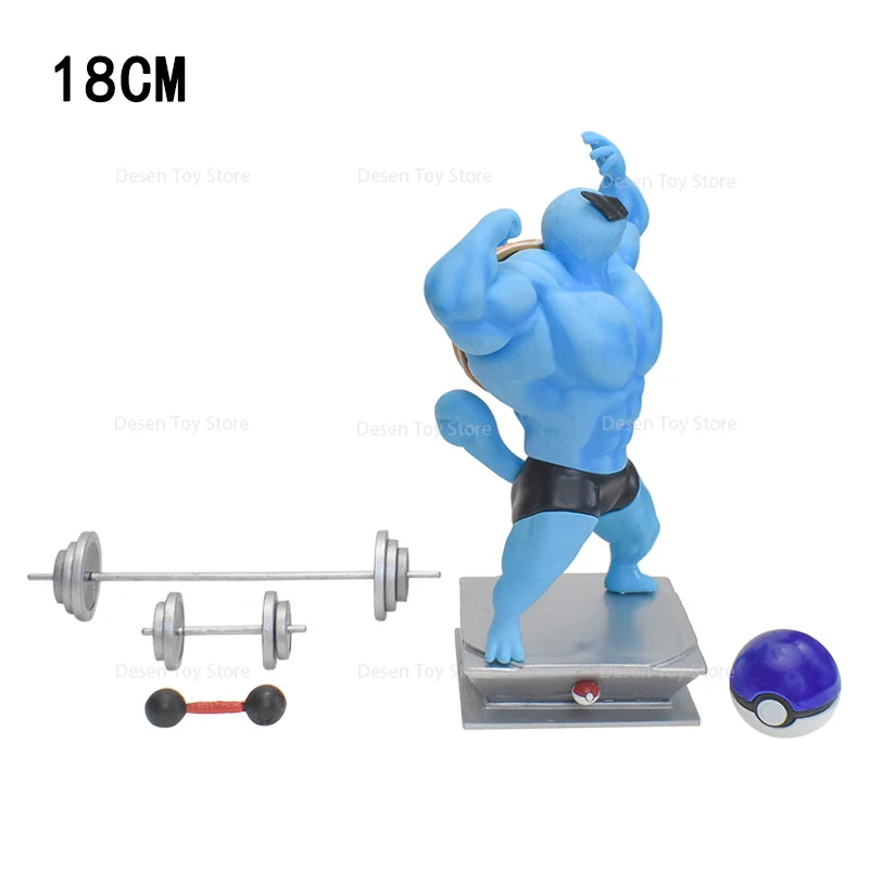 13 Styles Pokémon Muscle Figures – Magikarp, Snorlax, Dugtrio, Psyduck, Squirtle, Bulbasaur, Gengar PVC Action Toys