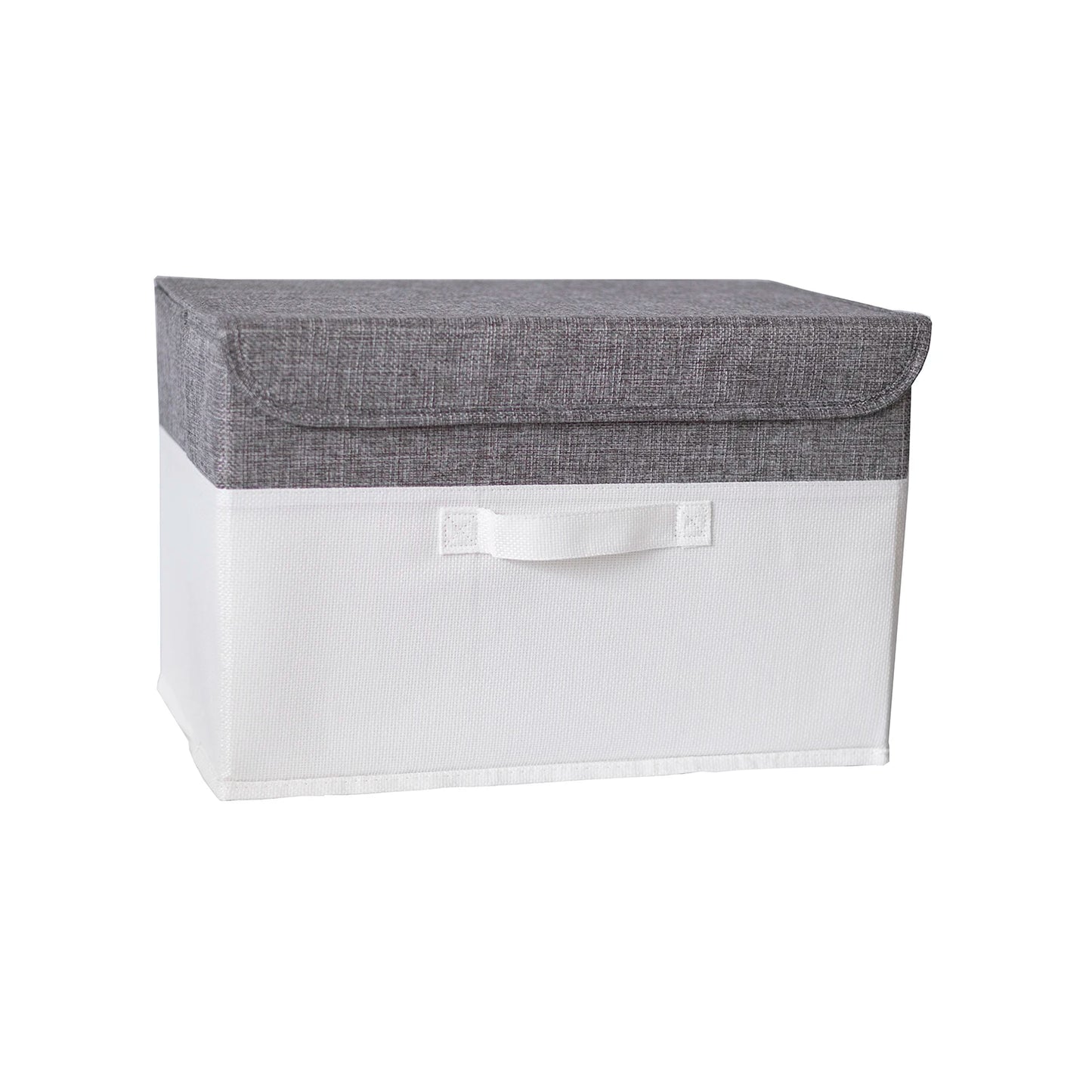 Washable Cotton Linen Folding Storage Box – CD, Toy & Laundry Organizer with Lid