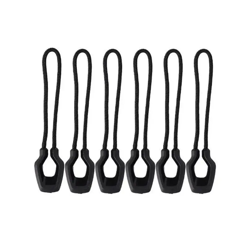 6/12PCS Zipper Pullers — Convenient Zipper Extensions for Jackets, Backpacks, Tents & Knapsack Accessories