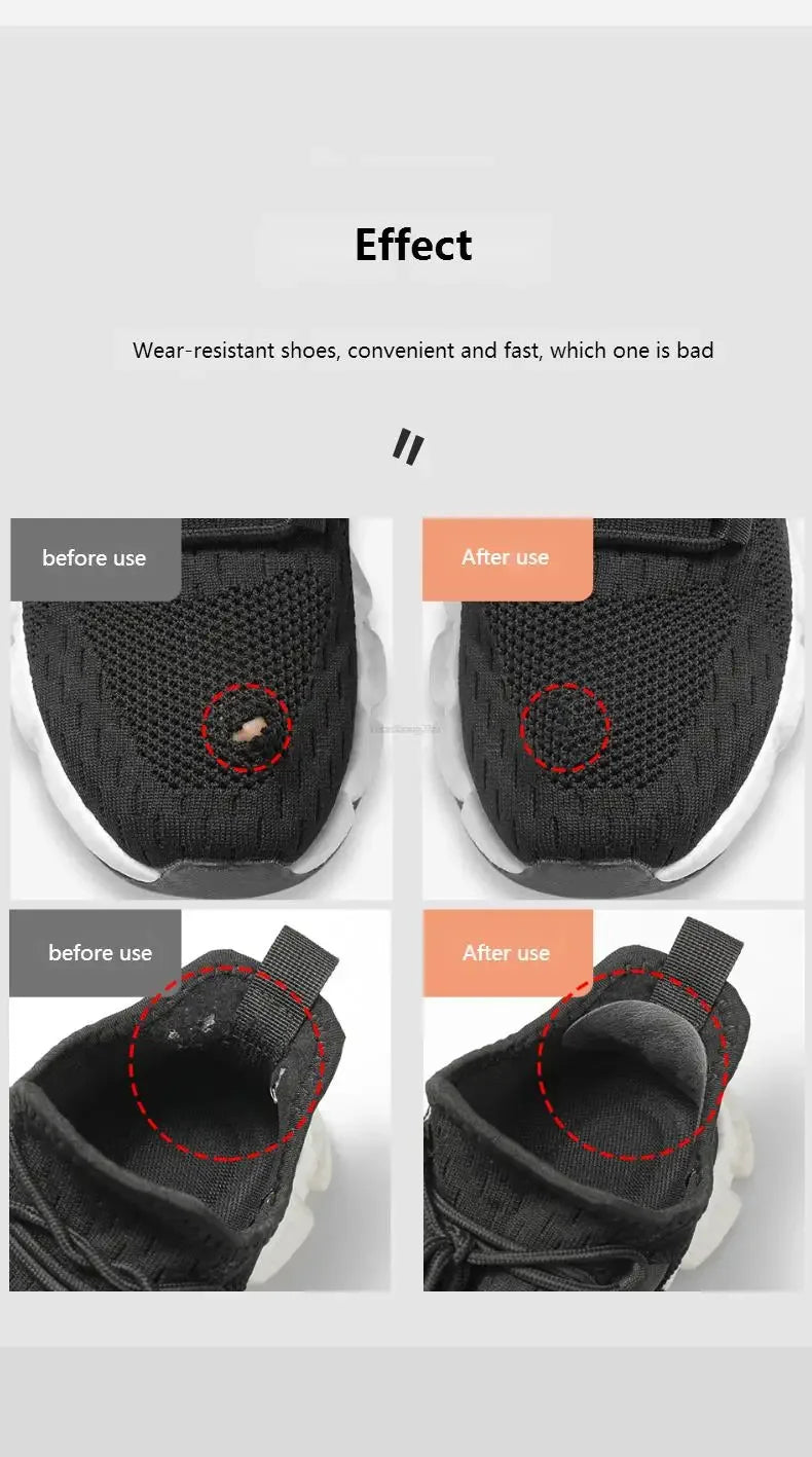 Sports Shoes Heel Repair Stickers – Suede Anti-Wear Self-Adhesive Patches & Insoles
