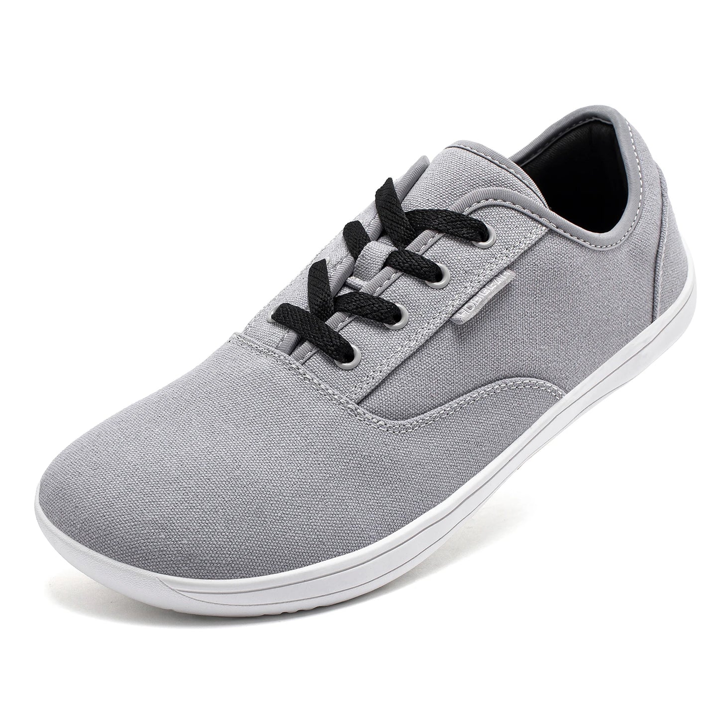 HOBIBEAR Men’s Barefoot Canvas Shoes – Minimalist Zero Drop Sneakers with Wide Fit