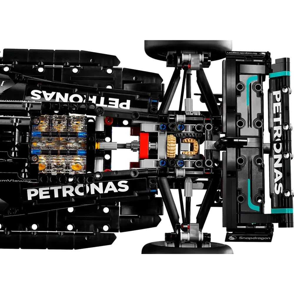 F1 W14 E Technical Performance Building Blocks – 1642PCS Super Race Car Model, Compatible with 42171, 1:8 Scale Toy for Boys Gift