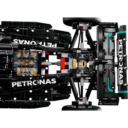 F1 W14 E Technical Performance Building Blocks – 1642PCS Super Race Car Model, Compatible with 42171, 1:8 Scale Toy for Boys Gift