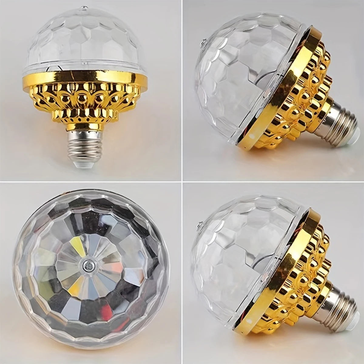 E27 RGB Rotating LED Stage Light - Magic Projector Lamp for Disco, KTV, Parties, Weddings & Holidays