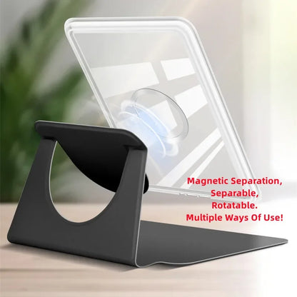 Transparent Acrylic Back Case for Kobo Clara & Clara Colour 6" – Magnetic Rotating eReader Cover