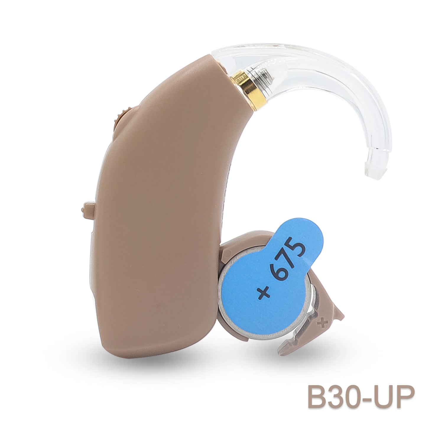 Digital BTE Hearing Aid - Adjustable Tone Portable Sound Amplifier for Seniors & Adults