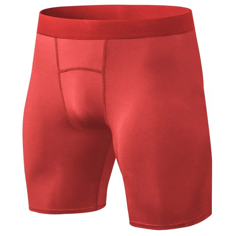 Men’s Gym Compression Shorts – Breathable Quick-Dry Fitness & Bodybuilding Training Jogger Shorts, Elastic Sports Activewear