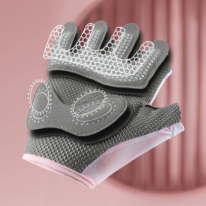 Unisex Sports & Fitness Gloves – Semi-Finger, Breathable, for Training, Kettlebells, Cycling & Wrist Support