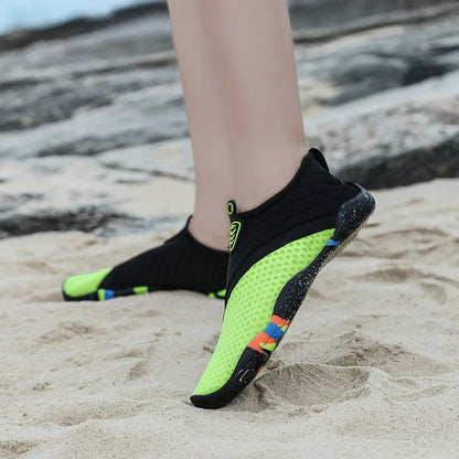 Unisex Quick-Dry Aqua Shoes – Breathable Water Sneakers for Swimming, Beach, and Outdoor Upstream Activities (Sizes 35-45)