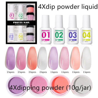 120ml EMA Polymer Acrylic Liquid & Powder - Pink Nail Builder for Dipping, Carving, Acrylic Powder, and Nail Tip Extensions