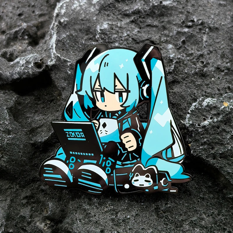 Japanese Anime Pin Badge — Cartoon Brooch for Backpacks, Clothes & Schoolbags