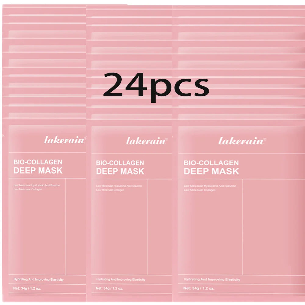 Bio-Collagen Deep Hydrating Hydrogel Mask – Overnight Collagen Mask for Firming & Pore Minimizing