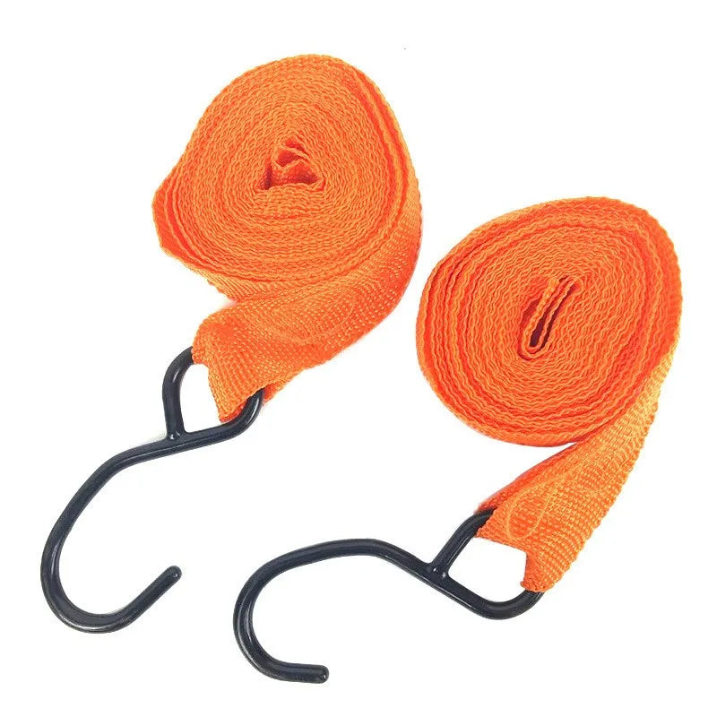 2.5M/4.5M Ratchet Tie Down Belt - Truck Lashing Car Cargo Strap | Tension Rope for Motorcycle, Bike Transport & Luggage Tow | Multi-Use Clothesline