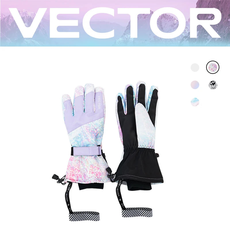 2-in-1 Extra Thick Ski Gloves – Waterproof, Windproof Winter Mittens for Men & Women