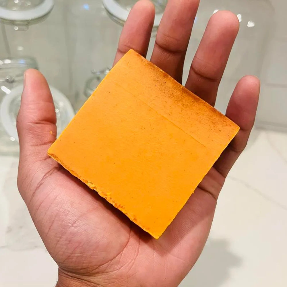 100g Turmeric & Lemon Kojic Acid Handmade Soap – Shower & Facial Soap