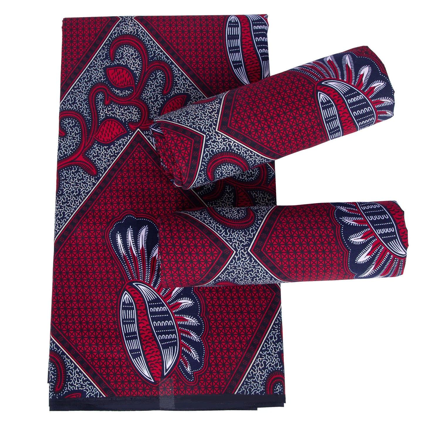 Original African Wax Print Fabric - 100% Cotton Colorful Dutch Ankara Pagne