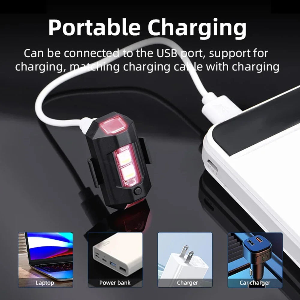 Mini Drone Strobe Light - 6 Color Anti-Collision Signal Lamp for DJI Neo Mini 4 Pro Mini 2 4K Mavic 3 Lightweight Accessory