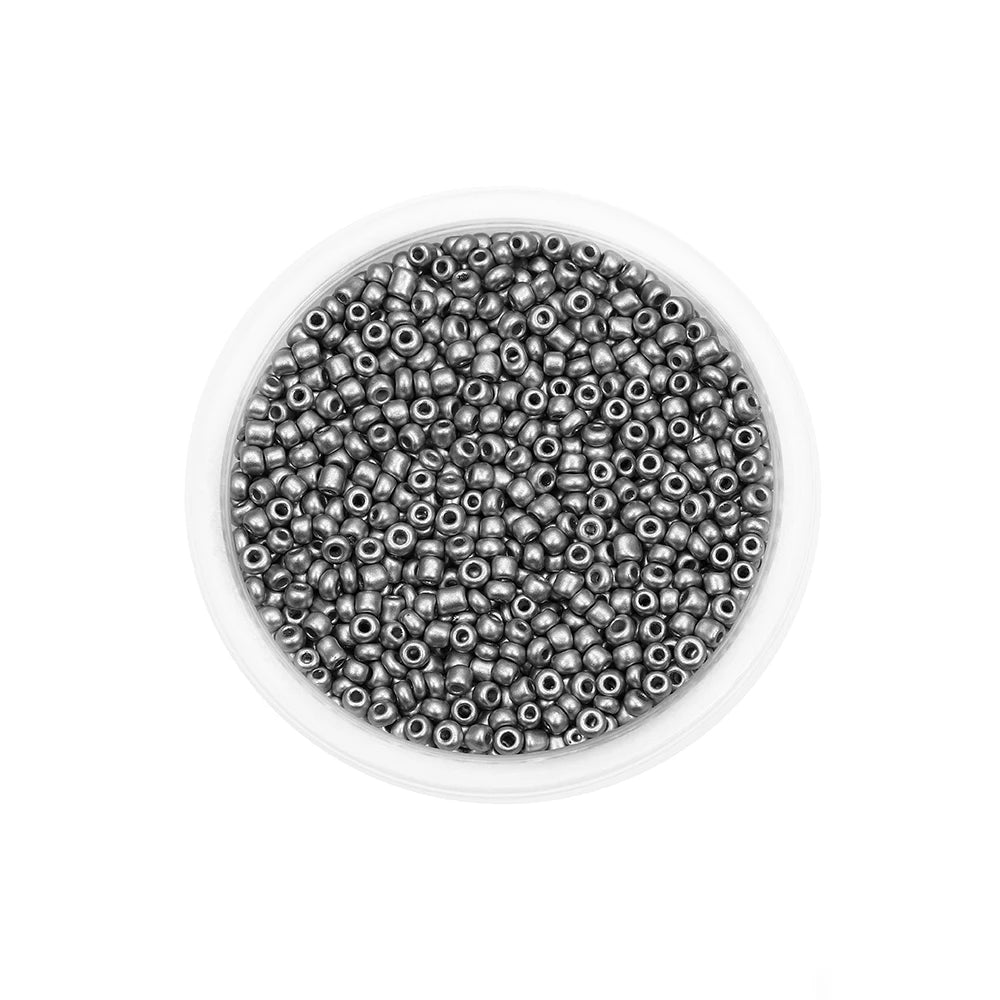 Czech Glass Seed Beads 3/4mm 300/600Pcs - Small Round Loose Charm Beads for DIY Jewelry Making, Earrings, Bracelets & Crafts