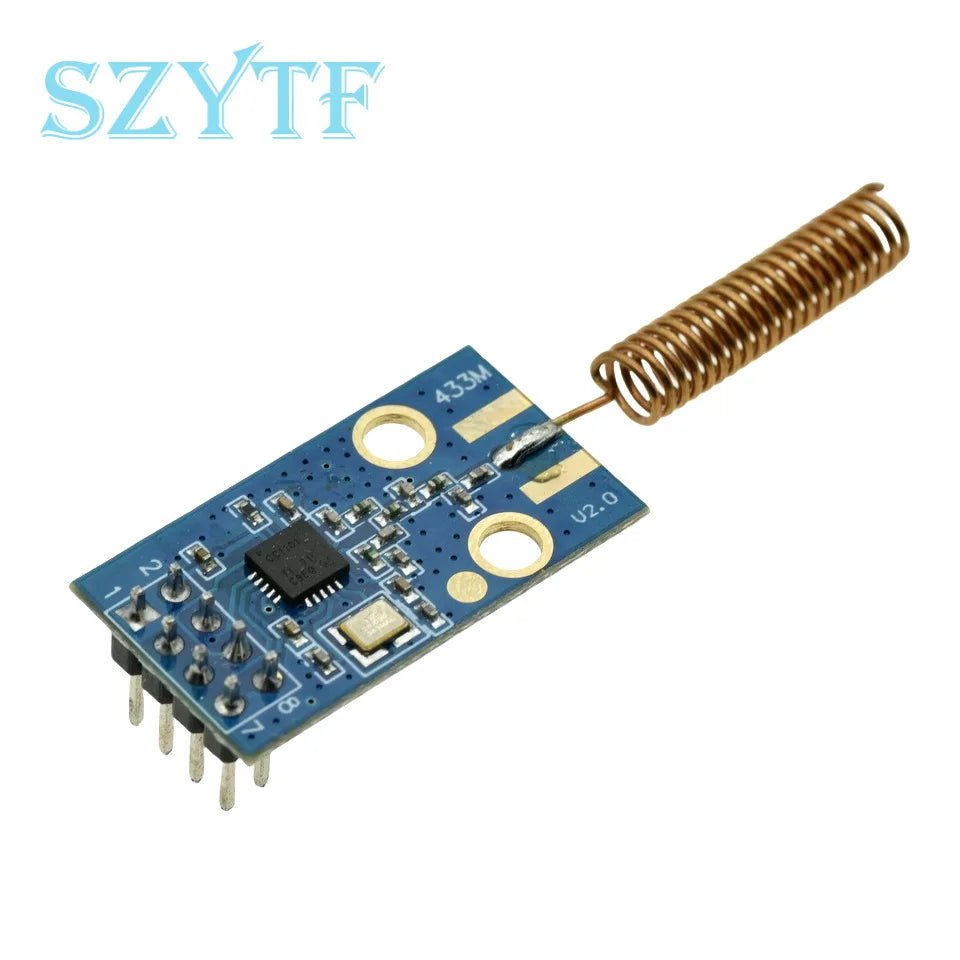 CC1101 433MHz Wireless Transceiver Module with SMA Antenna – Compatible with Arduino Projects