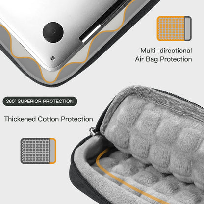 Laptop Case Sleeve for 12-15.6 Inch - Carrying Cover for MacBook Air M2 13.3, Pro 14, Huawei, Xiaomi, HP, Dell, Lenovo