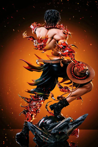 One Piece Ace Anime Figure — Portgas D. Ace PVC Action Statue, Collectible Desk Decoration Toy, Birthday Gift