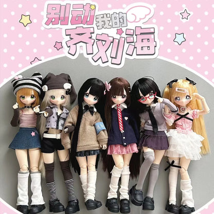 Don't Touch My Bangs 1/6 BJD Blind Box - Ball Jointed Doll Mystery Figure Collectible Toy Gift