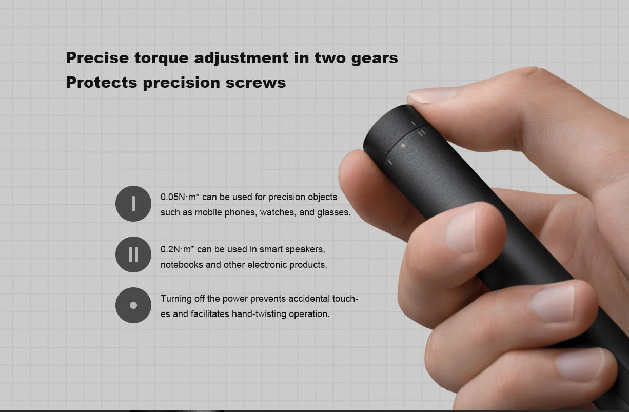 Xiaomi Mijia Electric Precision Screwdriver Kit – 24 Magnetic Bits, Power Tool Set for Smart Home, PC & Phone Repair