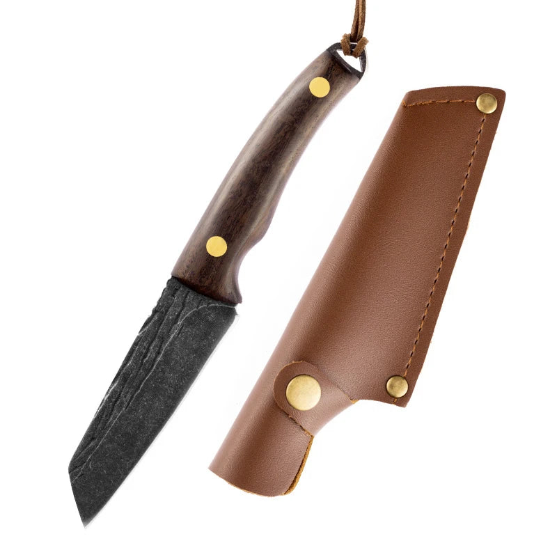 Handmade Forged Stainless Steel Chef Knife - Boning, Fishing, Meat Cleaver & Butcher Knife for Kitchen Use