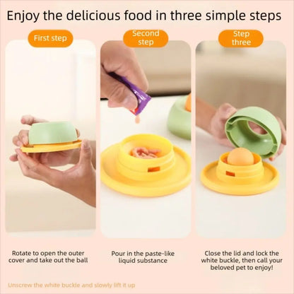 Interactive Pet Lick Toy & Slow Feeder Bowl – Dental Health Training Feed Mat for Dogs & Cats Self-Soothing Snack Dispenser