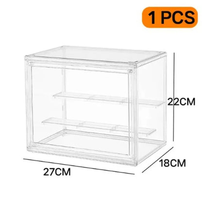 Three-Layer Acrylic Display Rack — Transparent Ladder Organizer for Anime Figures, Car Models, Blind Boxes & Jewelry Sorting