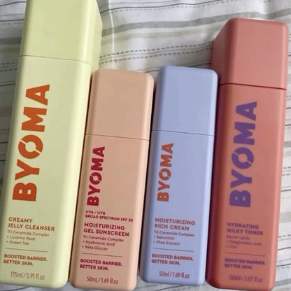 BYOMA Phyto-Mucin Glow Serum - Hydrating Barrier Repair Skincare Essence with Moisturizing Gel Cream Formula