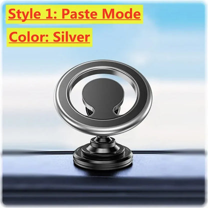 Magnetic Car Phone Holder — MagSafe-Style Universal Car Mount & GPS Mobile Bracket for iPhone 15/14/13/12, Samsung & Xiaomi