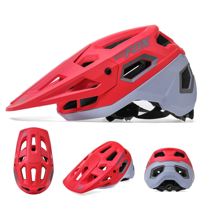 BATFOX MTB Cycling Helmet — Integrally-Molded Mountain Bike Helmet for Speed & Safety