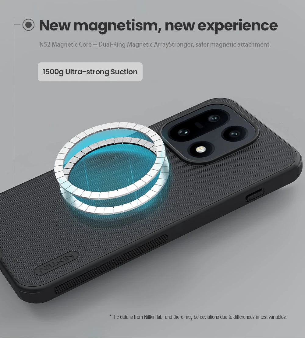 NILLKIN OnePlus 15 Magnetic Case - Super Frosted Matte PC Protective Cover for OnePlus 15