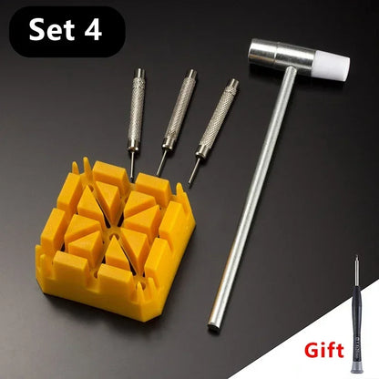 Watch Link Removal Tool Kit - Bracelet Resizing, Pin Remover & Strap Adjustment Tool for Watch Band Replacement