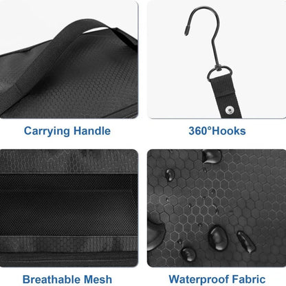 High-Capacity Travel Suitcase Organizer – Hanging Shelve & Packing Cube Collapsible Storage Bags