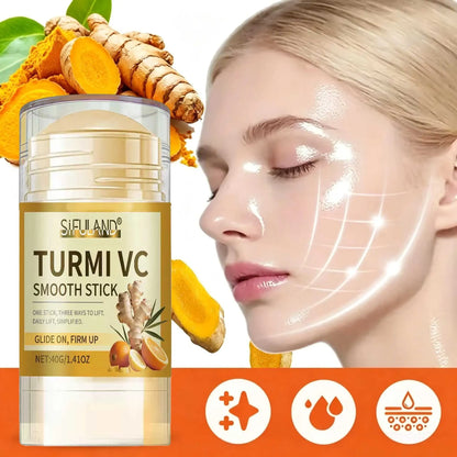 Turmeric & Vitamin C Neck and Facial Cream - Hydrating Anti-Aging Skin Care for Smoother, Firmer-Looking Skin