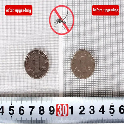 Customizable Mosquito Screens - Self-Adhesive Invisible Insect Netting for Doors and Windows, Easy-Install Bug Protection