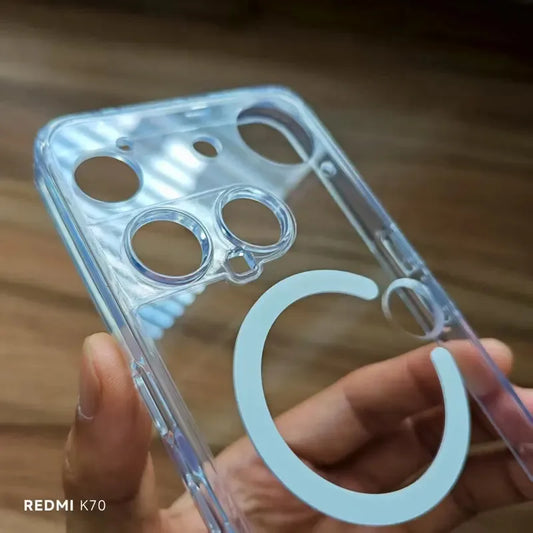 Magnetic Transparent Hard Case with Soft Bumper for Nothing Phone (3) – Shockproof Clear Protective Phone Cover